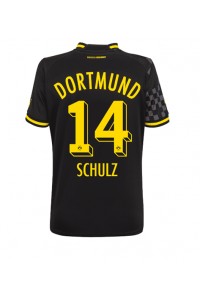 Borussia Dortmund Nico Schulz #14 Fotballdrakt Borte Klær Dame 2022-23 Korte ermer